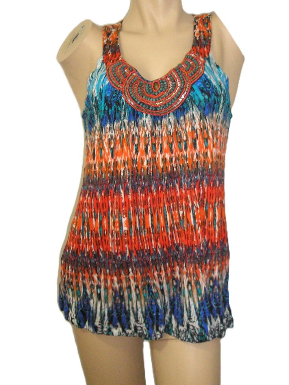 Lane Bryant Beaded Detail Tank Top, Size 16